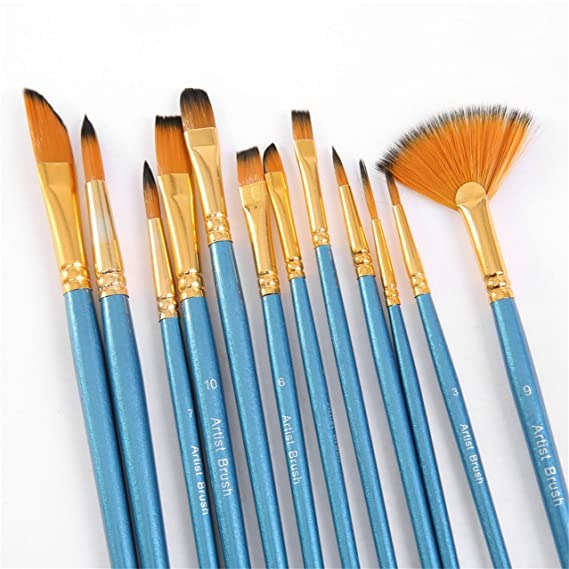 Oil paint brushes - Paint by Numbers for Sale